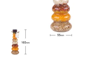 Bottiglia di vetro con vari frutti per decorare la cucina - 100 ml.-3