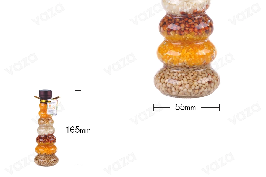 100ml Kitchen grain seeds decoration glass bottle-
