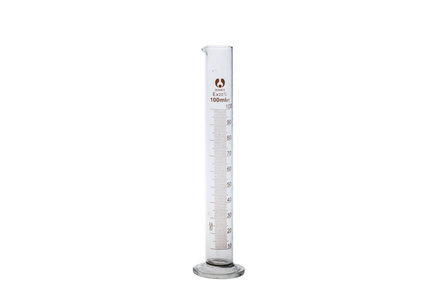 100ml graduated glass measuring cylinder