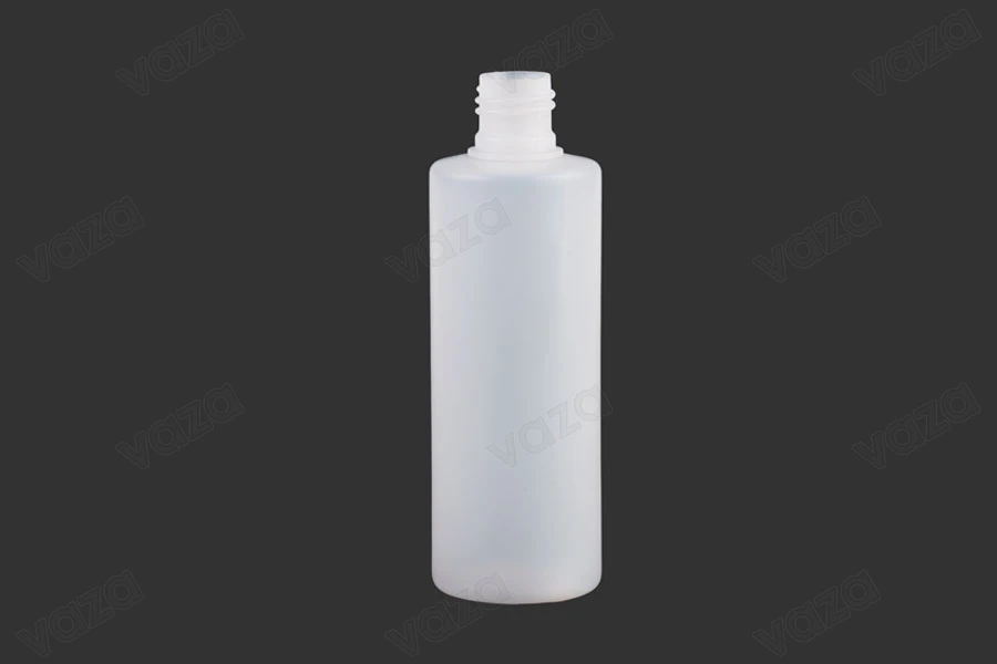 Halbtransparente Kunststoffflasche (PP 18)-bildabmessungen