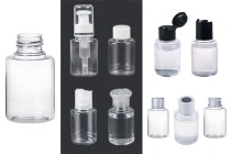Μπουκαλάκι PET 65 ml διάφανο με στόμιο PP 24