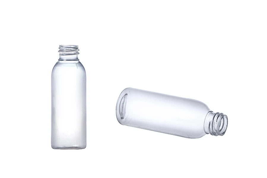 Μπουκάλι PET 55 ml διάφανο για κρέμες / έλαια / σαμπουάν PP 20