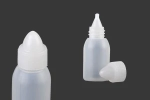 Πλαστικό μπουκαλάκι με κωνική ροή και καπάκι 25 ml-2