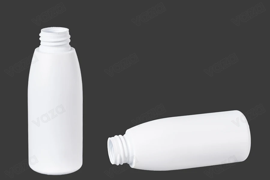 Μπουκάλι λευκό πλαστικό 100 ml PP 24-εικόνα_διαστάσεις