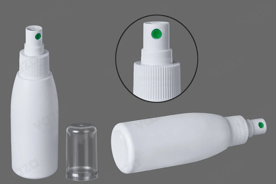 Μπουκάλι λευκό πλαστικό 100 ml PP 24-εικόνα_σύνθεση