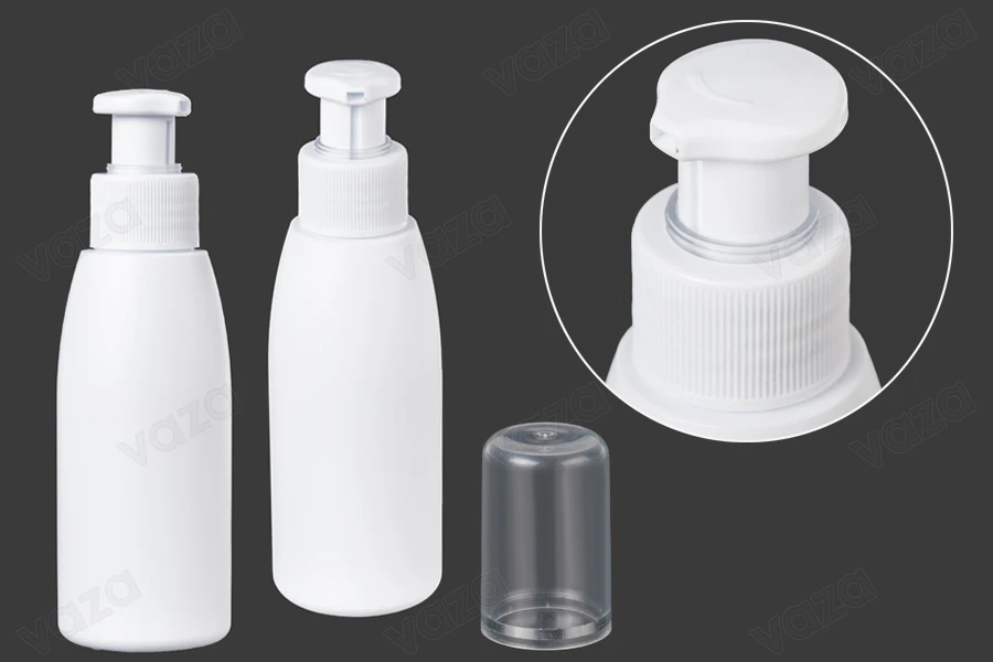 Μπουκάλι λευκό πλαστικό 100 ml PP 24-