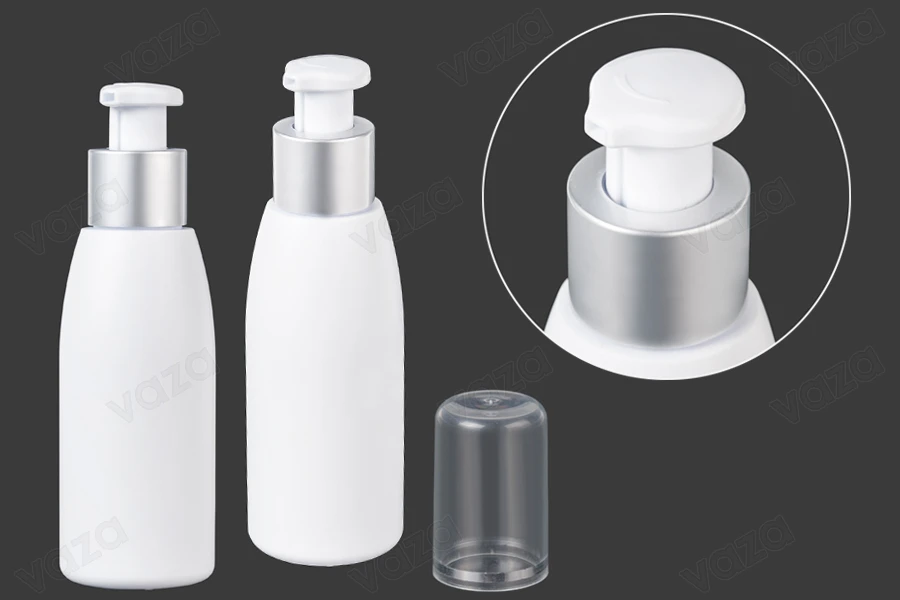 Μπουκάλι λευκό πλαστικό 100 ml PP 24-εικόνα_σύνθεση