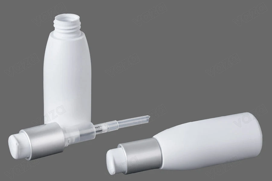 Μπουκάλι λευκό πλαστικό 100 ml PP 24-εικόνα_σύνθεση