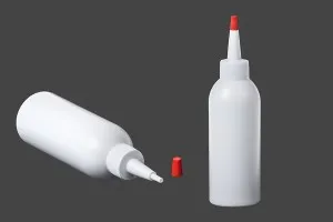 150ml plastic bottle with nose tip and screw cap - available in a package with 12 pcs-1