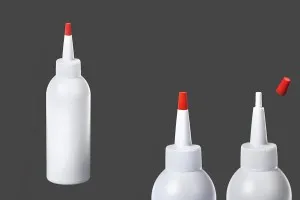 150ml plastic bottle with nose tip and screw cap - available in a package with 12 pcs-6