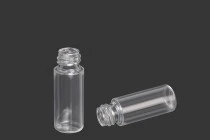 Bottiglia in plastica trasparente da 15 ml con beccuccio in PP 18. Bottiglia in plastica trasparente da 15 ml con beccuccio in PP 18.
