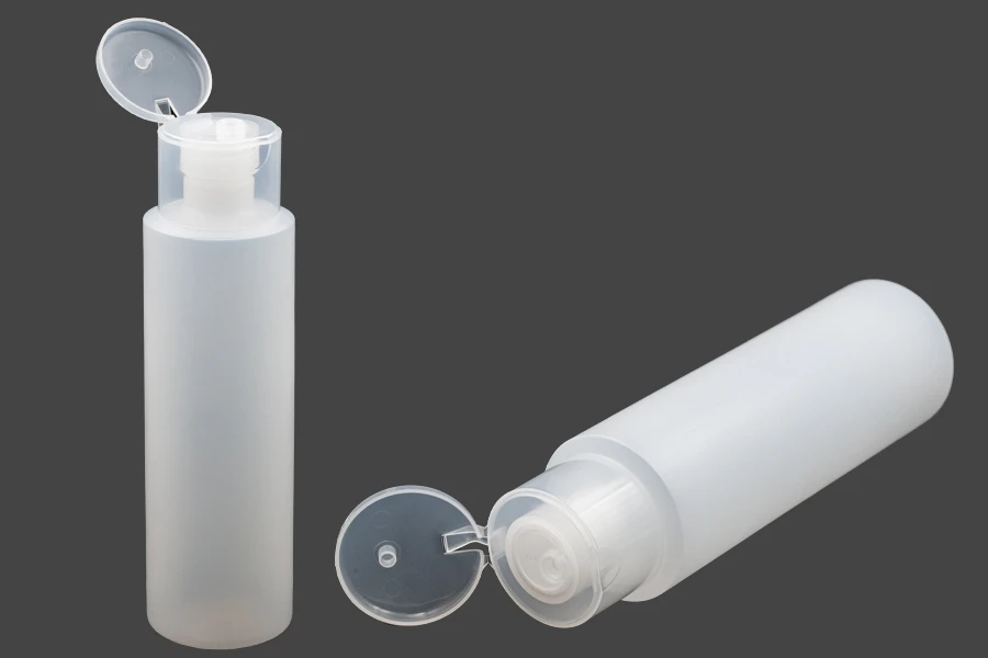 Μπουκάλι πλαστικό ημιδιάφανο 500 ml με καπάκι flip top για σαμπουάν και λοσιόν Μπουκάλι πλαστικό ημιδιάφανο 500 ml με καπάκι flip top για σαμπουάν και λοσιόν