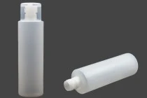 Μπουκάλι πλαστικό ημιδιάφανο 500 ml με καπάκι flip top για σαμπουάν και λοσιόν Μπουκάλι πλαστικό ημιδιάφανο 500 ml με καπάκι flip top για σαμπουάν και λοσιόν