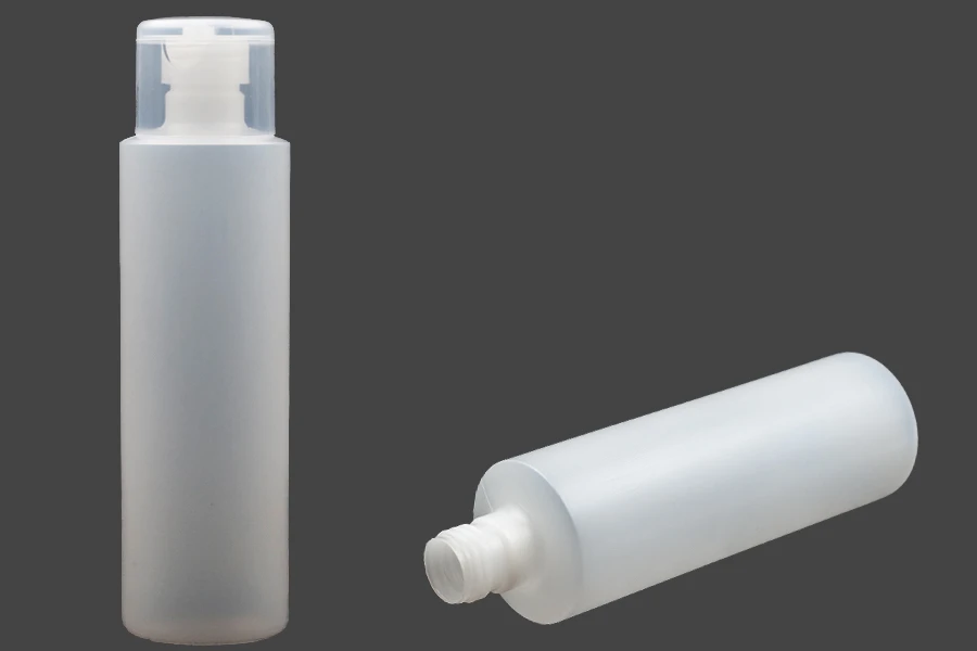 Μπουκάλι πλαστικό ημιδιάφανο 500 ml με καπάκι flip top για σαμπουάν και λοσιόν Μπουκάλι πλαστικό ημιδιάφανο 500 ml με καπάκι flip top για σαμπουάν και λοσιόν
