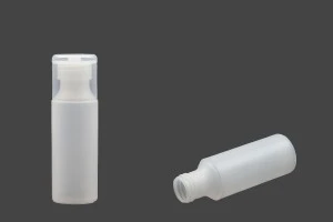 Flacon plastique translucide de 100 ml avec couvercle à charnière pour shampooing et lotion-3
