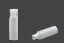 Μπουκάλι πλαστικό ημιδιάφανο 130 ml με καπάκι flip top για σαμπουάν και λοσιόν Μπουκάλι πλαστικό ημιδιάφανο 130 ml με καπάκι flip top για σαμπουάν και λοσιόν