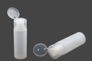 Flacon en plastique de 250 ml avec couvercle rabattable pour shampooing et lotion-2