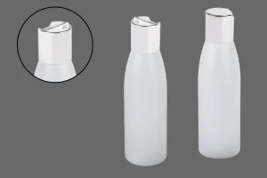 Bottiglia di plastica   semitrasparente da 200ml PP24-3