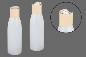 Bottiglia di plastica   semitrasparente da 200ml PP24-12