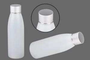 Bottiglia di plastica   semitrasparente da 200ml PP24-10