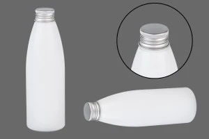 Flacon en plastique blanc de 200 ml PP 24-4