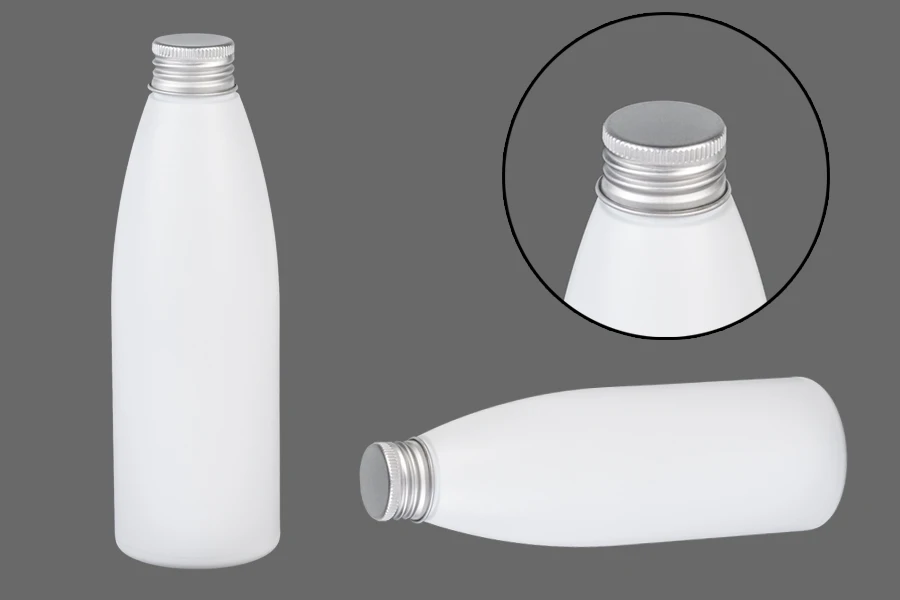 Μπουκάλι λευκό πλαστικό 200 ml PP 24 Μπουκάλι λευκό πλαστικό 200 ml PP 24