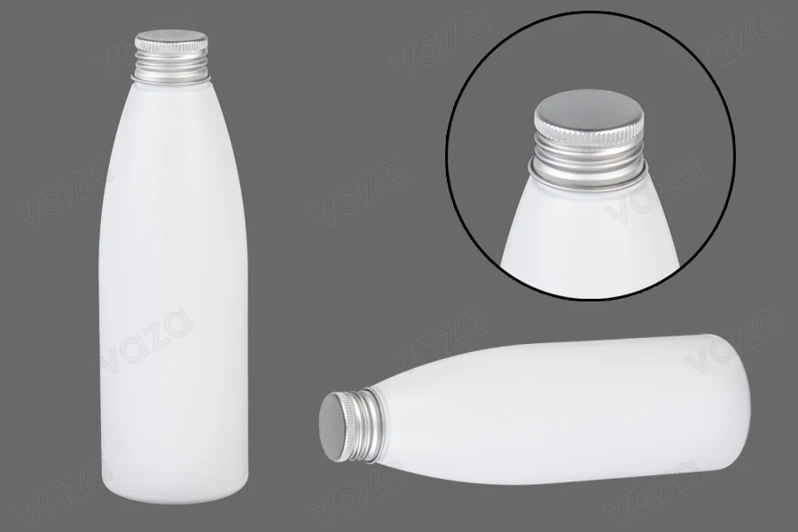 Flacon en plastique blanc de 200 ml PP 24-photo_groupe
