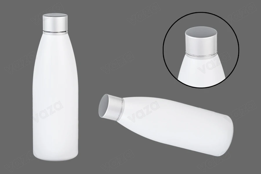 Flacon en plastique blanc de 200 ml PP 24-