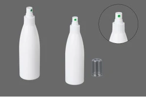 Flacon en plastique blanc de 200 ml PP 24-10