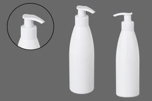 Flacon en plastique blanc de 200 ml PP 24-9