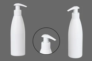 Flacon en plastique blanc de 200 ml PP 24-7