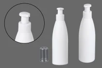 Μπουκάλι λευκό πλαστικό 200 ml PP 24 Μπουκάλι λευκό πλαστικό 200 ml PP 24