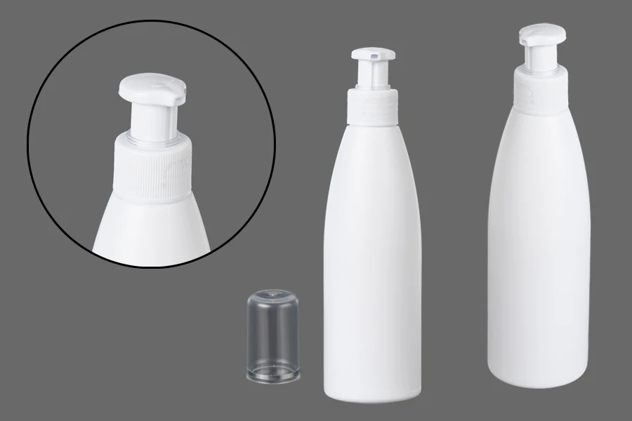 Μπουκάλι λευκό πλαστικό 200 ml PP 24 Μπουκάλι λευκό πλαστικό 200 ml PP 24
