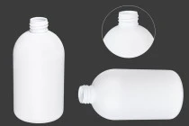 Μπουκάλι λευκό πλαστικό 500 ml με PP 28 Μπουκάλι λευκό πλαστικό 500 ml με PP 28