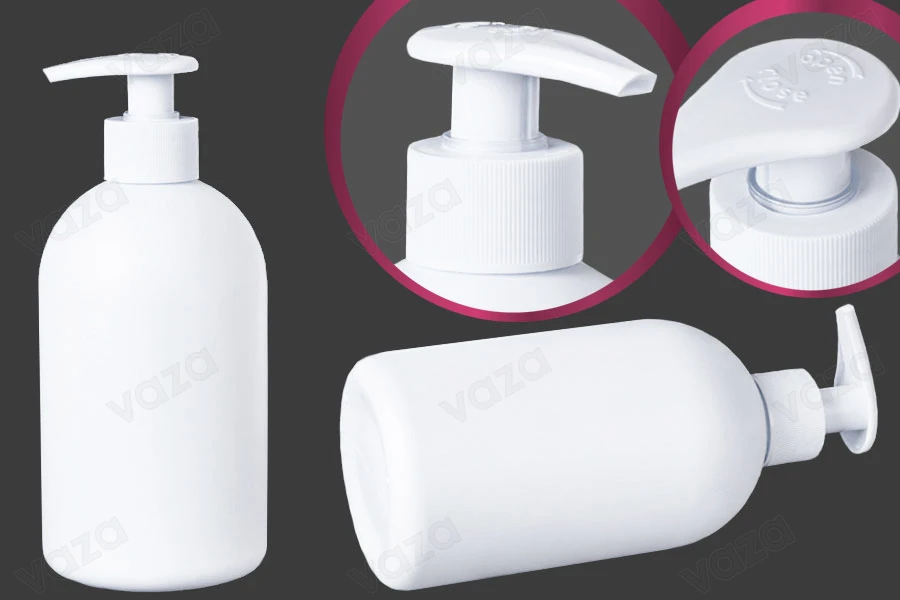Bottiglia di plastica bianca da 500 ml PP24 Bottiglia di plastica bianca da 500 ml PP24-