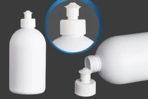 Μπουκάλι λευκό πλαστικό 500 ml με PP 28 Μπουκάλι λευκό πλαστικό 500 ml με PP 28