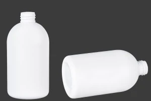 Flacon en plastique blanc de 500 ml avec PP 28-8
