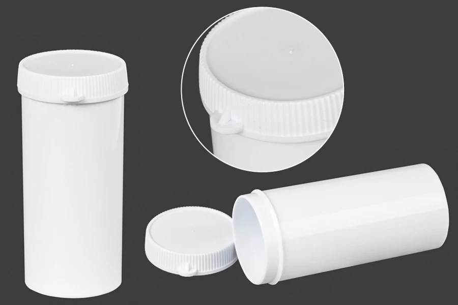 Μπουκαλάκι ευρύστομο με κουμπωτό καπάκι 75 ml - 100 τμχ