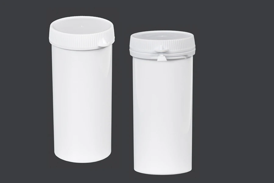 Μπουκαλάκι ευρύστομο με κουμπωτό καπάκι 75 ml - 100 τμχ