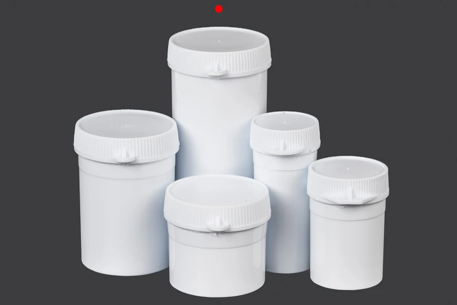Μπουκαλάκι ευρύστομο με κουμπωτό καπάκι 75 ml - 100 τμχ