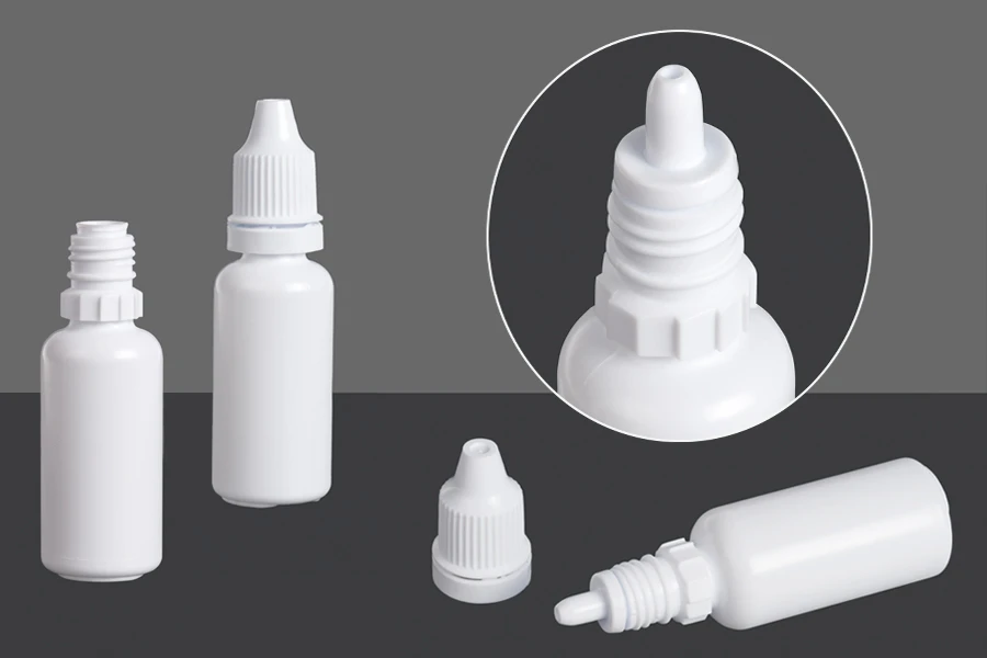 Μπουκαλάκι πλαστικό 20 ml με στόμιο για σταγόνες - 100 τμχ Μπουκαλάκι πλαστικό 20 ml με στόμιο για σταγόνες - 100 τμχ