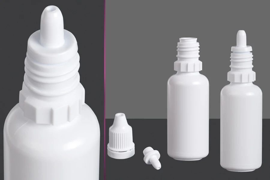 Μπουκαλάκι πλαστικό 20 ml με στόμιο για σταγόνες - 100 τμχ Μπουκαλάκι πλαστικό 20 ml με στόμιο για σταγόνες - 100 τμχ