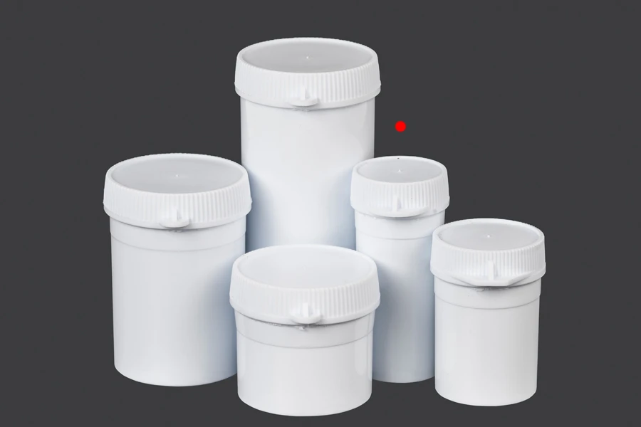 Barattolo a forma di tubo con tappo a scatto 20 ml - 100 pz Barattolo a forma di tubo con tappo a scatto 20 ml - 100 pz