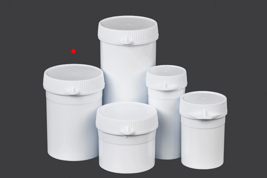 Tubenglas mit Schnappverschluss 50 ml für Tabletten - 100 Stk Tubenglas mit Schnappverschluss 50 ml für Tabletten - 100 Stk