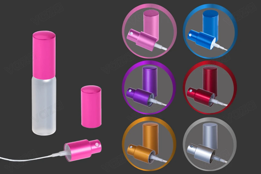 Flacon plastique translucide de 20 ml avec bec verseur PP 18-photo_groupe
