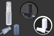 Flacon plastique translucide de 20 ml avec bec verseur PP 18 Flacon plastique translucide de 20 ml avec bec verseur PP 18