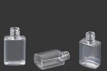Μπουκάλι πλαστικό πλακέ τετράγωνο 30 ml με στόμιο PP 18 - 12 τμχ Μπουκάλι πλαστικό πλακέ τετράγωνο 30 ml με στόμιο PP 18 - 12 τμχ