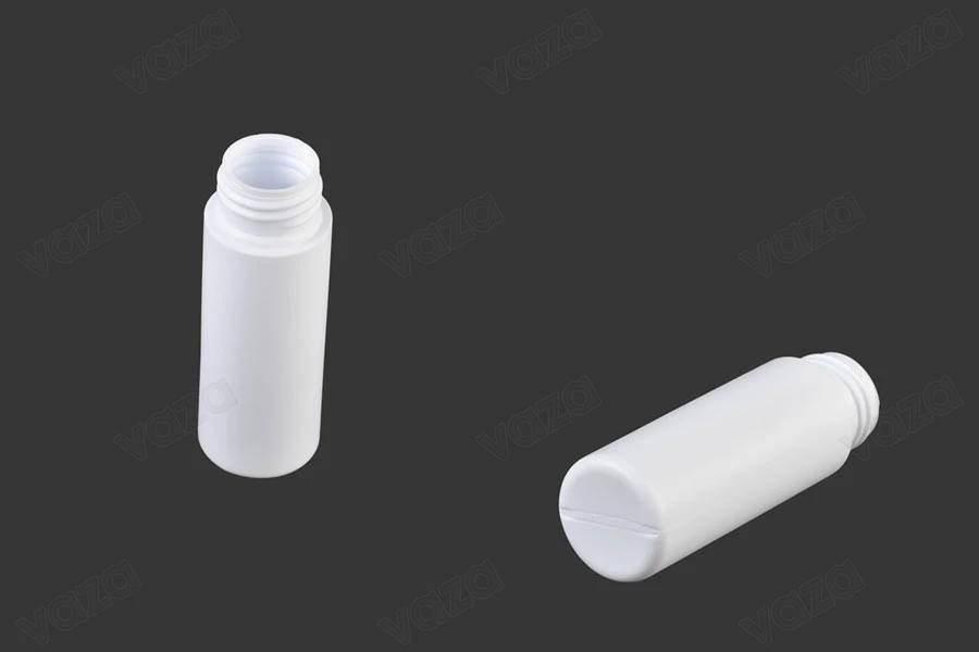White 25ml plastic bottle with PP24 finish White 25ml plastic bottle with PP24 finish-image_product