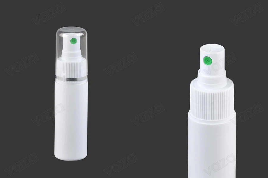 White 25ml plastic bottle with PP24 finish White 25ml plastic bottle with PP24 finish-image_group