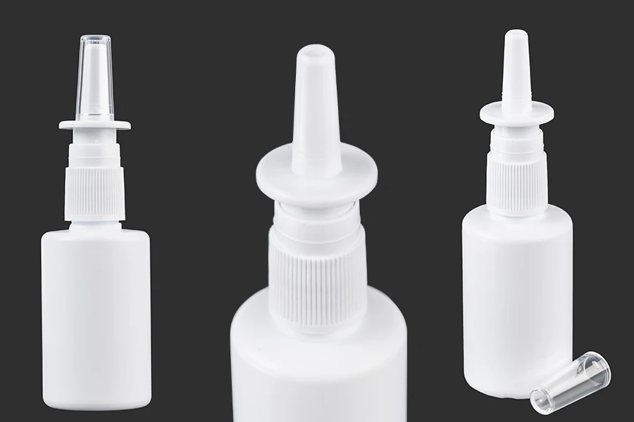 Μπουκάλι πλαστικό 50 ml με σπρέι ψεκασμού μύτης Μπουκάλι πλαστικό 50 ml με σπρέι ψεκασμού μύτης